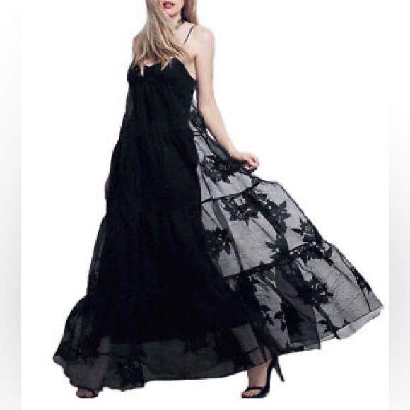 Free People Rose Maxi Tiered Dress